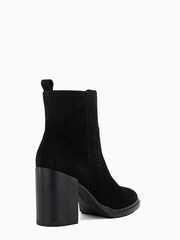 Dune London Black Peng Squared Toe Ankle Boots - Image 3 of 5