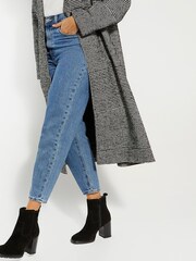 Dune London Black Peng Squared Toe Ankle Boots - Image 5 of 5