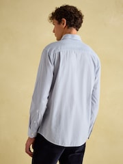 Joules Navy Stripe Cotton Shirt - Image 3 of 10