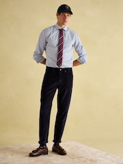 Joules Navy Stripe Cotton Shirt - Image 6 of 10