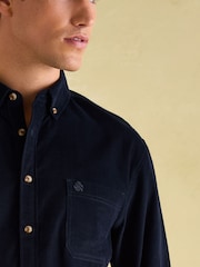Joules Miller Navy Blue Corduroy Shirt - Image 1 of 9