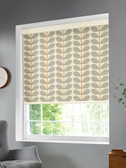 Orla Kiely Grey Two Colour Stem Made To Measure Roller Blind - Image 2 of 3