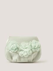 Monsoon Green Corsage Satin Bag - Image 1 of 2