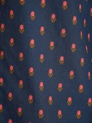 Joules Invitation Navy Ditsy Cotton Shirt - Image 3 of 8