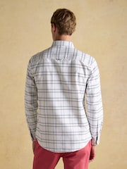 Joules Oxford White Check Long Sleeve Classic Fit Shirt - Image 3 of 11