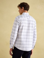 Joules Oxford White Check Long Sleeve Classic Fit Shirt - Image 5 of 11