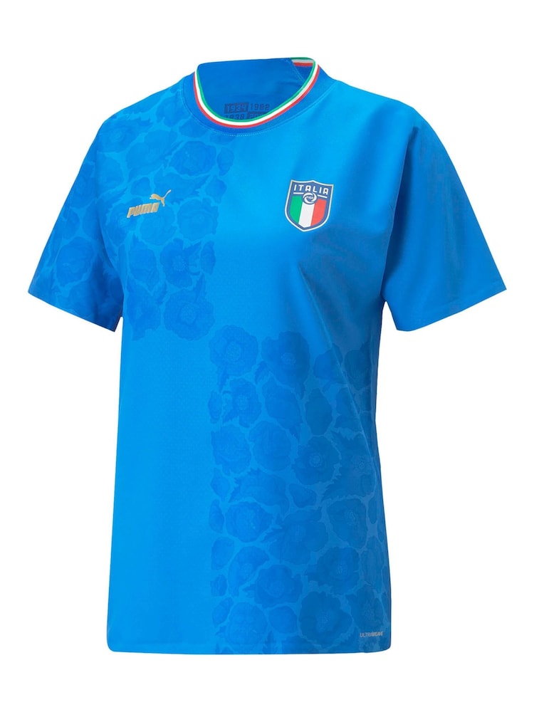 Puma Blue Italy x Liberty Home Authentic Shirt 2022 Womens - Image 2 of 3