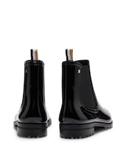 BOSS Black Chelsea Short Wellington Boots - Image 3 of 4