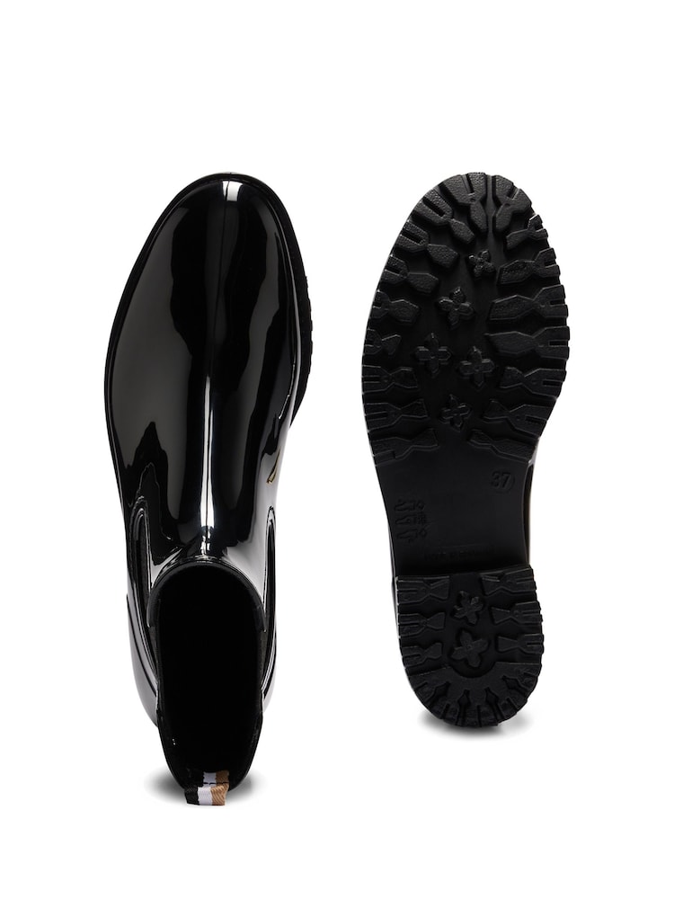 BOSS Black Chelsea Short Wellington Boots - Image 4 of 4