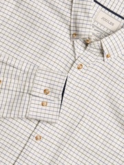 Joules Oxford Green Check Long Sleeve Classic Fit Shirt - Image 1 of 11