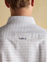 Joules Oxford Green Check Long Sleeve Classic Fit Shirt - Image 10 of 11