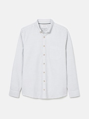 Joules Oxford Green Check Long Sleeve Classic Fit Shirt - Image 11 of 11