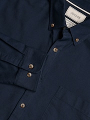 Joules Oxford Navy Blue Long Sleeve Classic Fit Shirt - Image 1 of 9