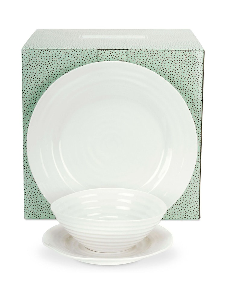 Portmeirion White Sophie Conran 12 piece Dinnerware Set - Image 2 of 3