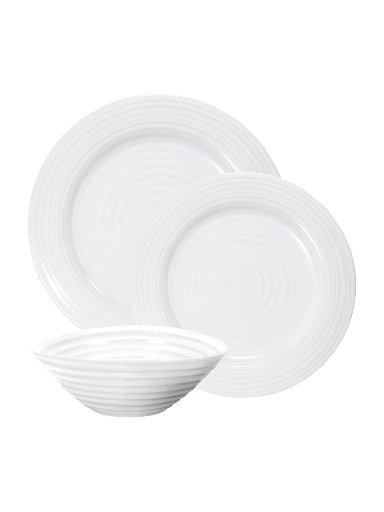 Portmeirion White Sophie Conran 12 piece Dinnerware Set - Image 3 of 3
