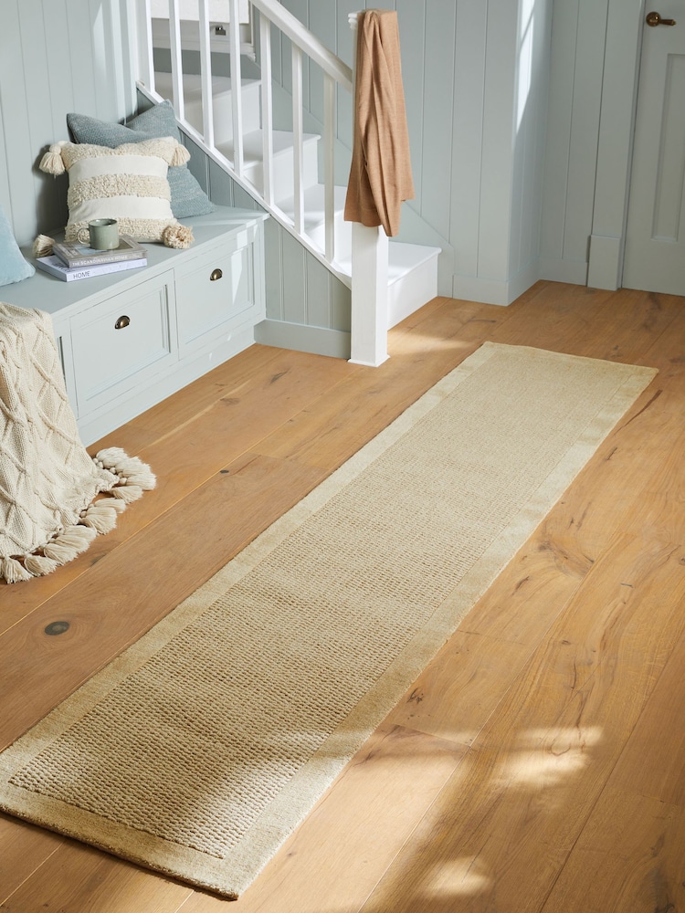 Dark Natural Border Runner - Image 1 of 6