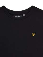 Lyle & Scott Black Boys Essentials 100% Cotton Crew Neck T-Shirt - Image 5 of 6