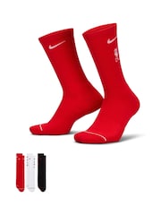 Nike Natural Everyday Lightweight Socks 3 Pack - Image 1 of 4