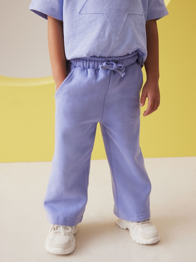 Blue Wide Leg Joggers (3mths-7yrs) - Image 1 of 1