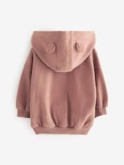 Brown Zip Through Hoodie (3mths-7yrs) - Image 2 of 3