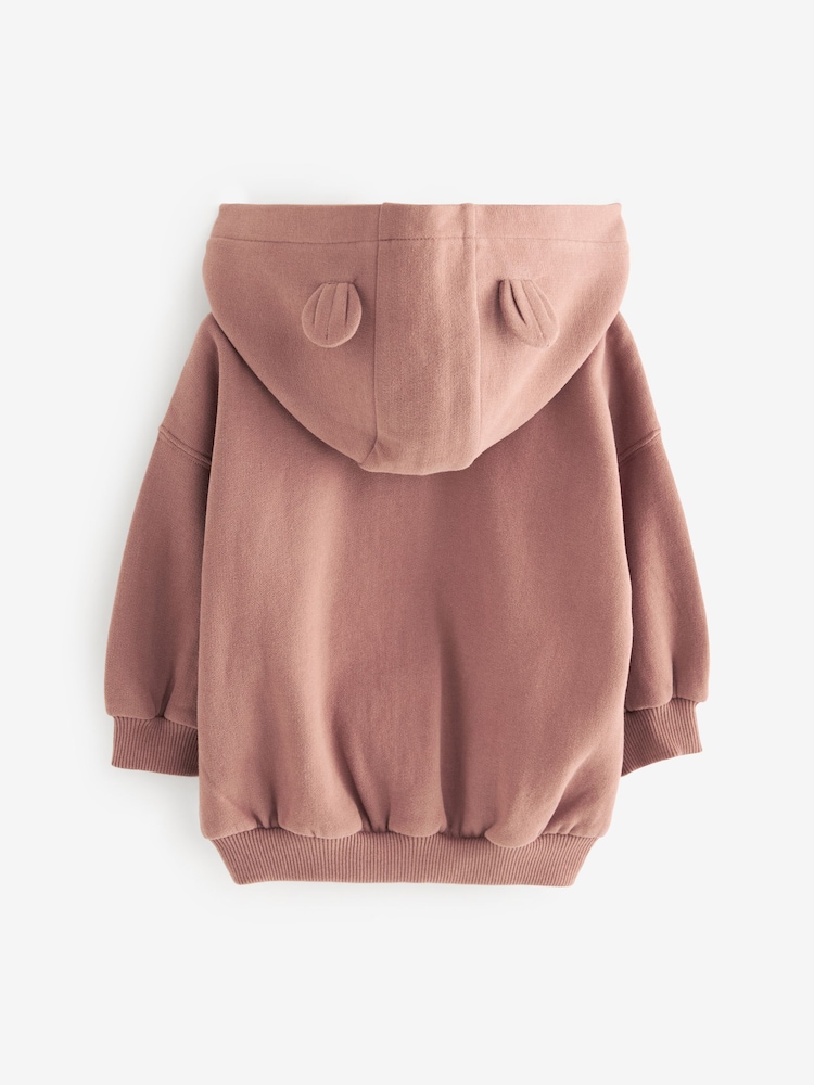 Brown Zip Through Hoodie (3mths-7yrs) - Image 2 of 3