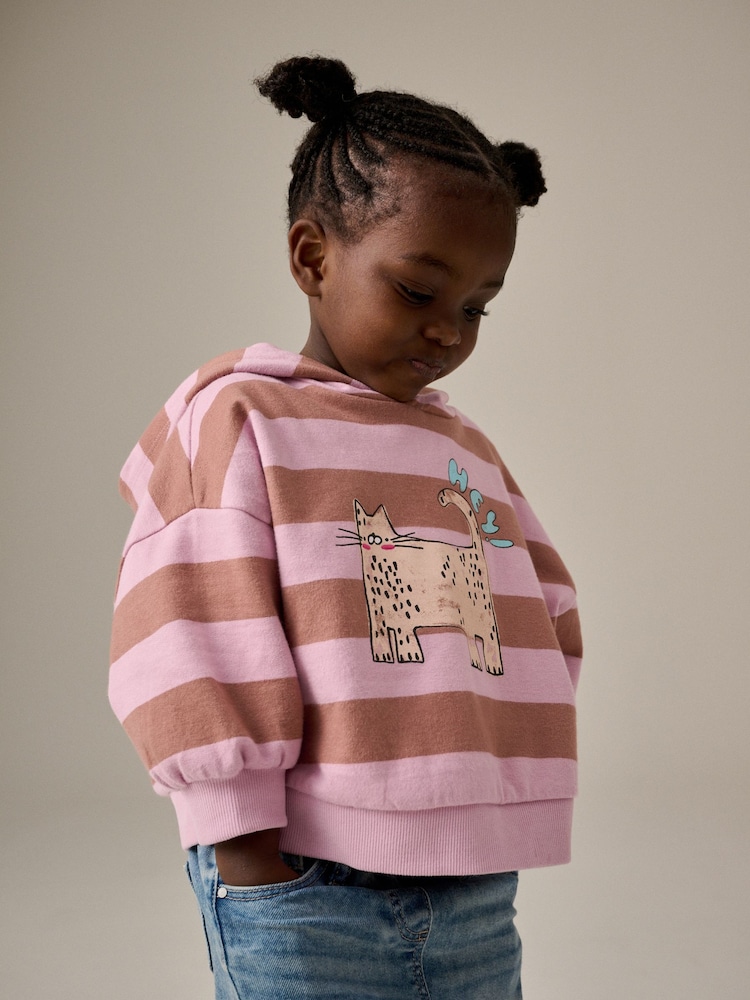 Lilac Purple Hoodie (3mths-7yrs) - Image 1 of 7