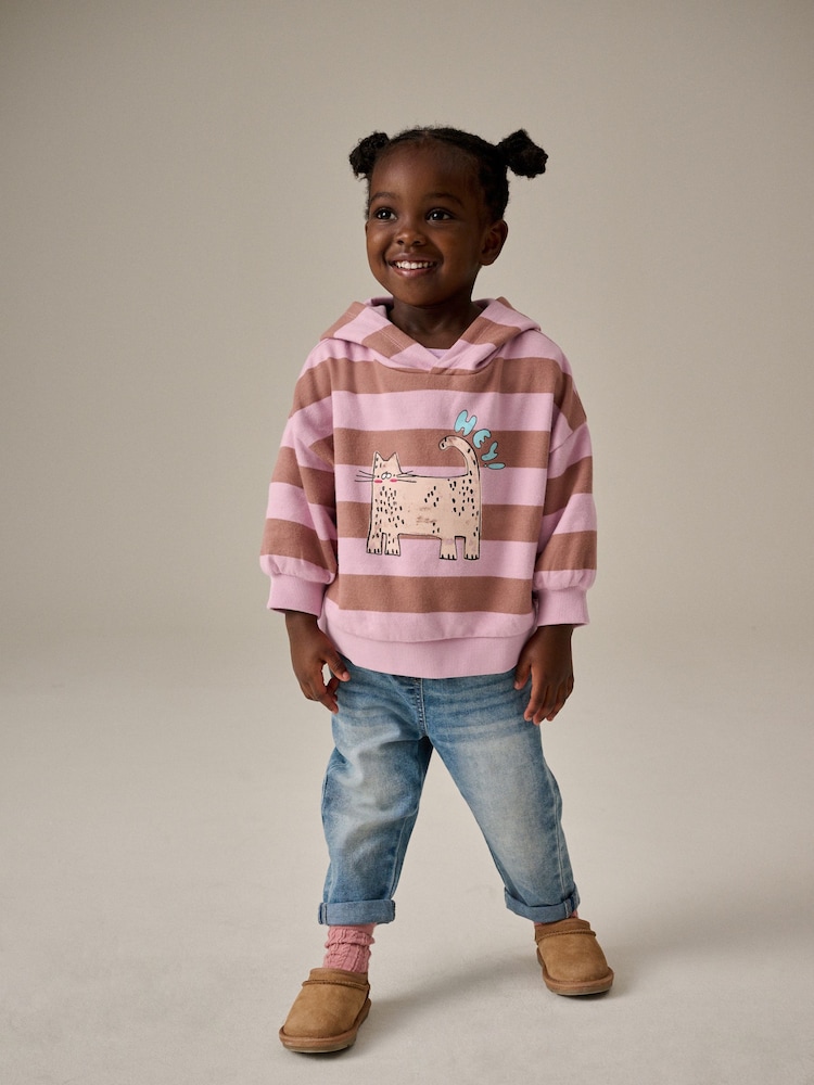 Lilac Purple Hoodie (3mths-7yrs) - Image 2 of 7