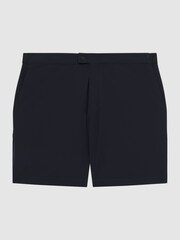 Reiss Navy Club Elasticated Waistband Shorts - Image 2 of 8