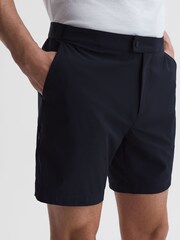 Reiss Navy Club Elasticated Waistband Shorts - Image 4 of 8
