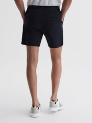 Reiss Navy Club Elasticated Waistband Shorts - Image 5 of 8