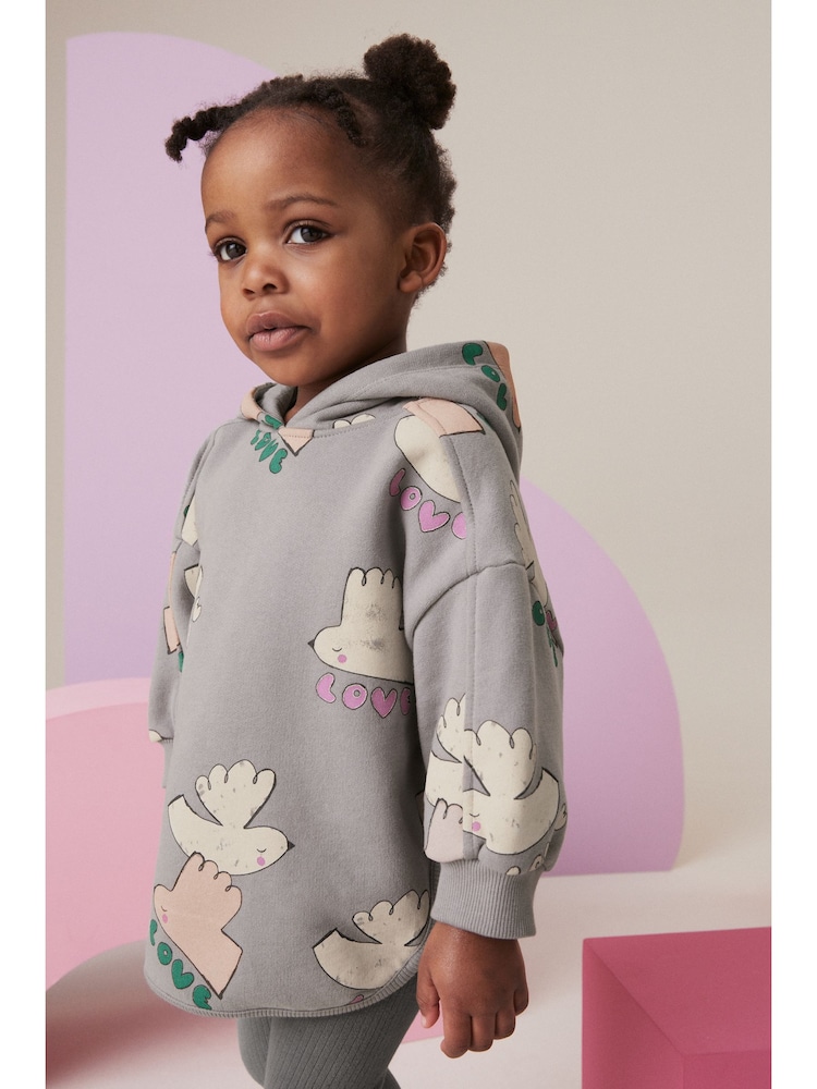 Grey Hoodie & Leggings Set (3mths-7yrs) - Image 2 of 4