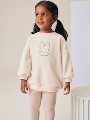 Neutral Gilet, Sweatshirt & Leggings 3 Piece Set (3mths-7yrs) - Image 5 of 10