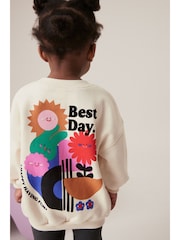 Cream Sweatshirt & Leggings Set (3mths-7yrs) - Image 3 of 7