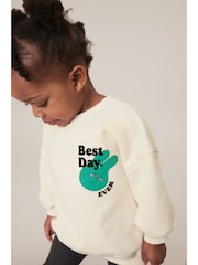 Cream Sweatshirt & Leggings Set (3mths-7yrs) - Image 4 of 7