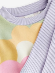 Lilac Purple Sweatshirt and Leggings Set (3mths-7yrs) - Image 7 of 7