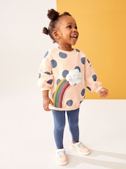 Navy Blue Sweatshirt and Leggings Set (3mths-7yrs) - Image 1 of 6