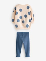 Navy Blue Sweatshirt and Leggings Set (3mths-7yrs) - Image 7 of 7