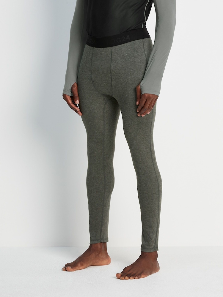 Tog 24 Dark Grey Marl Meru Thermal Leggings - Image 1 of 7