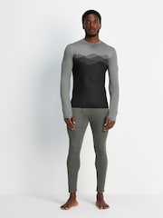 Tog 24 Dark Grey Marl Meru Thermal Leggings - Image 3 of 7