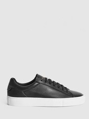 Reiss Finley Leather Trainers - Image 2 of 6