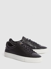 Reiss Finley Leather Trainers - Image 3 of 6