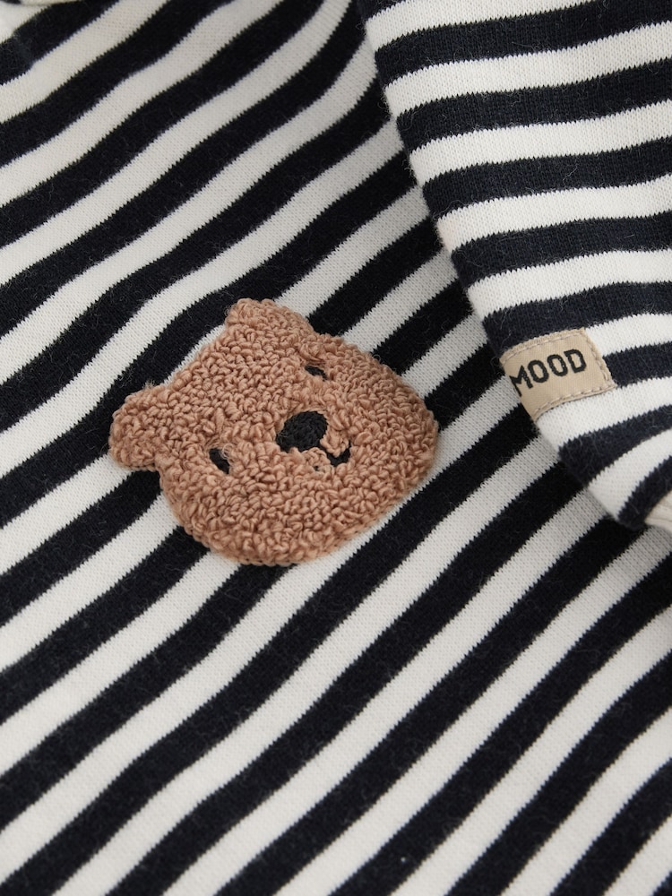 Black Stripe Hooded Sweatshirt & Leggings Set (3mths-7yrs) - Image 5 of 5
