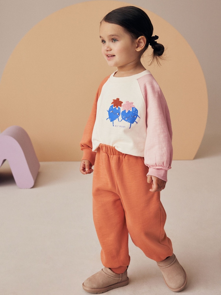 Коричнево-рыжий - Sweater and Joggers Set (3mths-7yrs) - Изображение 1 из 7