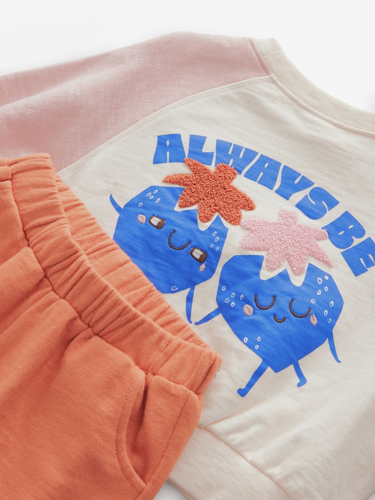 Коричнево-рыжий - Sweater and Joggers Set (3mths-7yrs) - Изображение 7 из 7