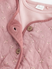 Pink Jacket, Top & Flare Leggings 3 Piece Set (3mths-7yrs) - Image 10 of 11