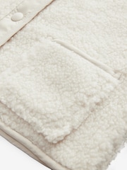 Cream Borg Gilet (3mths-7yrs) - Image 7 of 8