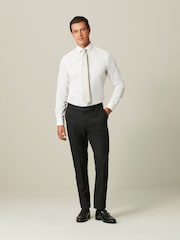 Black Slim Tuxedo Trousers - Image 2 of 9