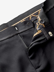 Black Slim Tuxedo Trousers - Image 7 of 9