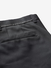 Black Slim Tuxedo Trousers - Image 8 of 9