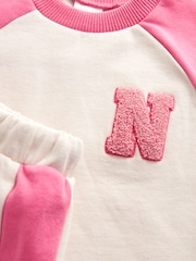 Pink 100% Cotton T-Shirt And Shorts Set (3mths-7yrs) - Image 3 of 4